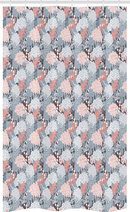 ABAKUHAUS douchegordijn – bloemen – 120x180 cm – polyester