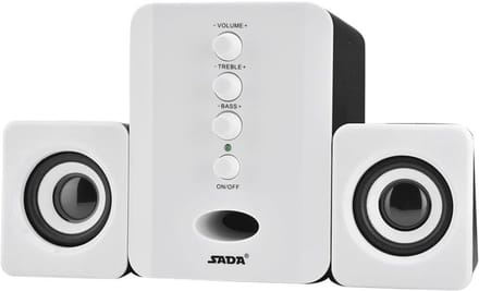 2.1 bekabelde luidspreker met subwoofer voor PC en laptop - Beste geluidskwaliteit