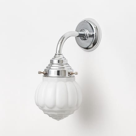 Wandlamp Wassail Curve Chroom - Art Deco Trade