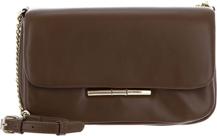 SEIDENFELT MANUFAKTUR Schoudertas Lesja Crossbag Olive / Gold Bruine