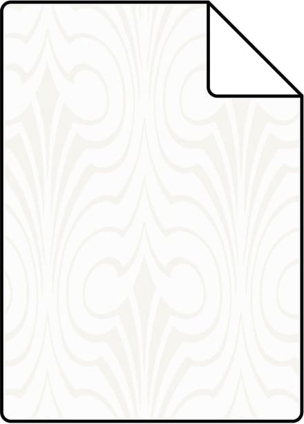 Proefstaal Origin Wallcoverings behang grafische vorm wit - 26,5 x 21 cm - 345917-S