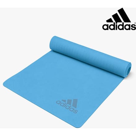 Adidas premium yogamat 5mm 7kleuren gray