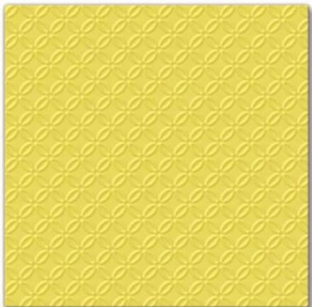 Dekoratief | Pakje 20 servetten 'Inspiration Modern yellow', 33x33cm | A700979