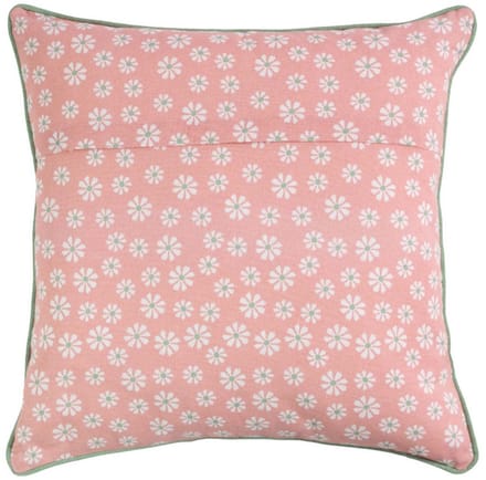 Daisy Flowers Kussen roze 50x50cm