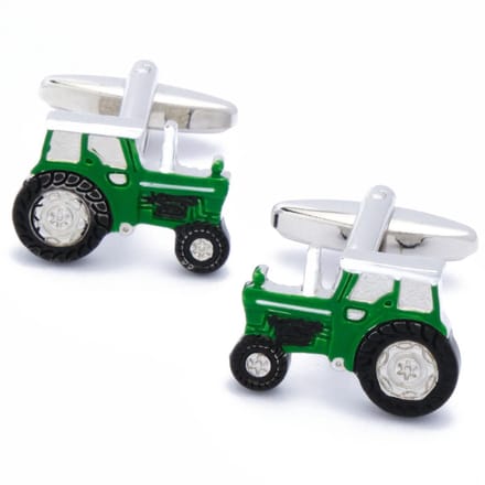 Manchetknopen - Tractor Trekker Groen en Zwart