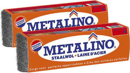 Metalino staalwol 4 - 2 x 200 gram