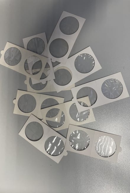 Munthouders zelfklevend Hartberger 27,5 mm (10 stuks)