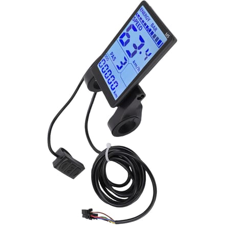 Compteur LCD électrique M5 Étanche Panneau d'écran LCD avec Câble SM pour Vélo Électrique Scooter gray
