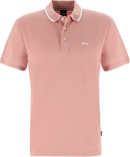 BOSS Parlay regular fit polo - pique - lichtroze