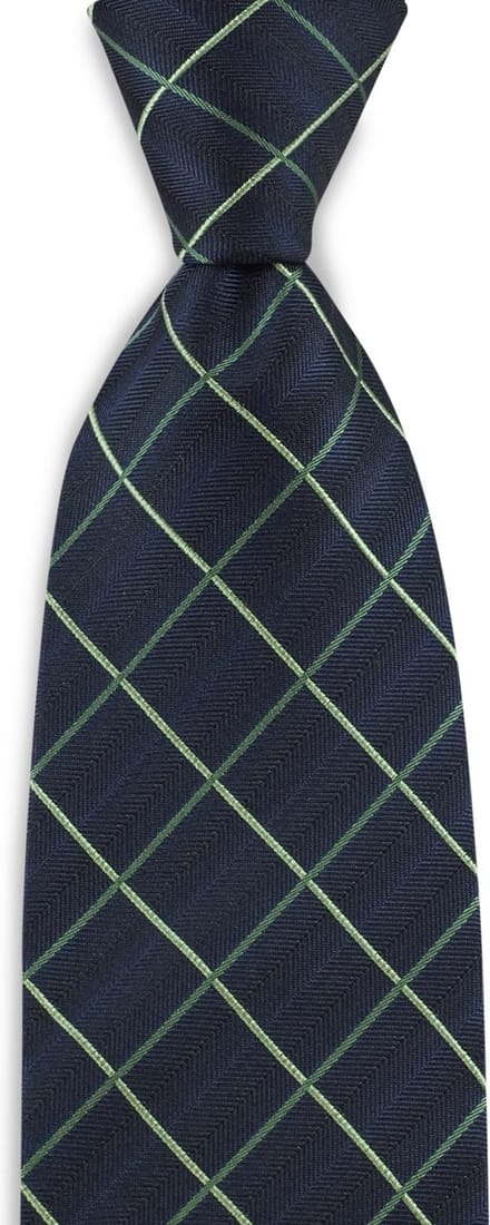 We Love Ties - Stropdassen - Stropdas Clean Caro - blauw / groen