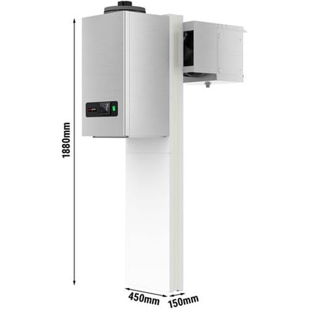 GGM Gastro Wand-Kühlaggregat - maximal für 5 m³ Zilver