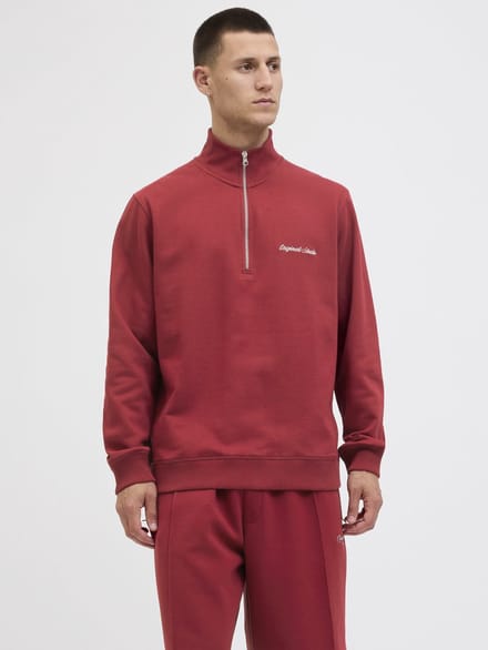 JACK&JONES - JORNORREBRO EMB SWEAT HIGH NECK SN - Heren - Sweaters