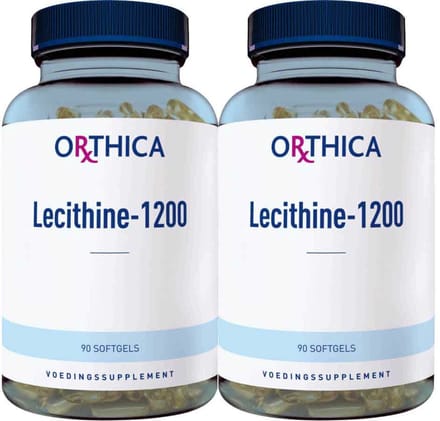 Orthica Lecithine-1200 - 2 x 90 softgels - Voordeelverpakking