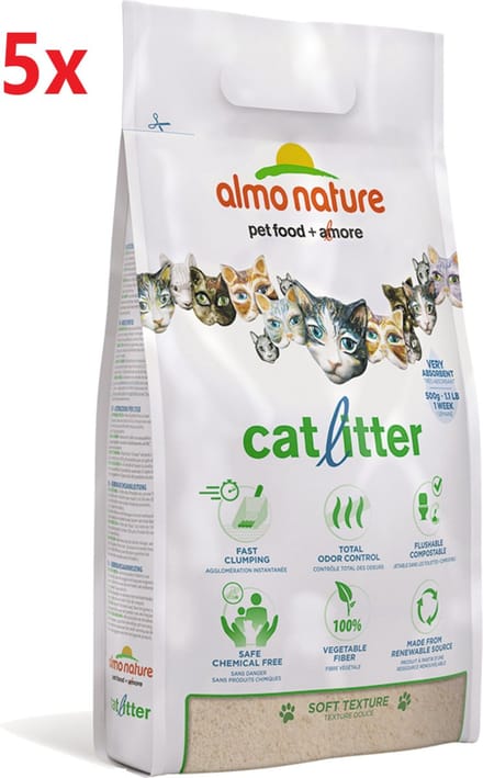 Almo Nature Catlitter - Kattenbakvulling - 5x2,27kg