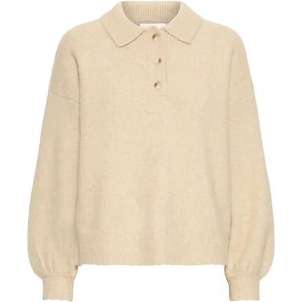 b.young - BYXOMEA SCALLOPED POLO - Dames - Gebreide truien