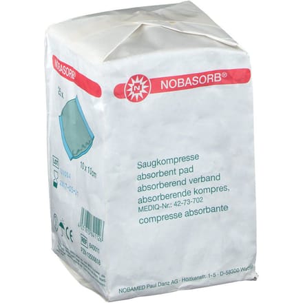 Noba Absorberend Pad Niet Steriel 10x10cm 9340920 25 Compressen