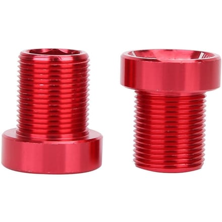 Vertande Trapasbouten M15*19mm Titanium Fiets Fiets BB As Schroeven Rood red