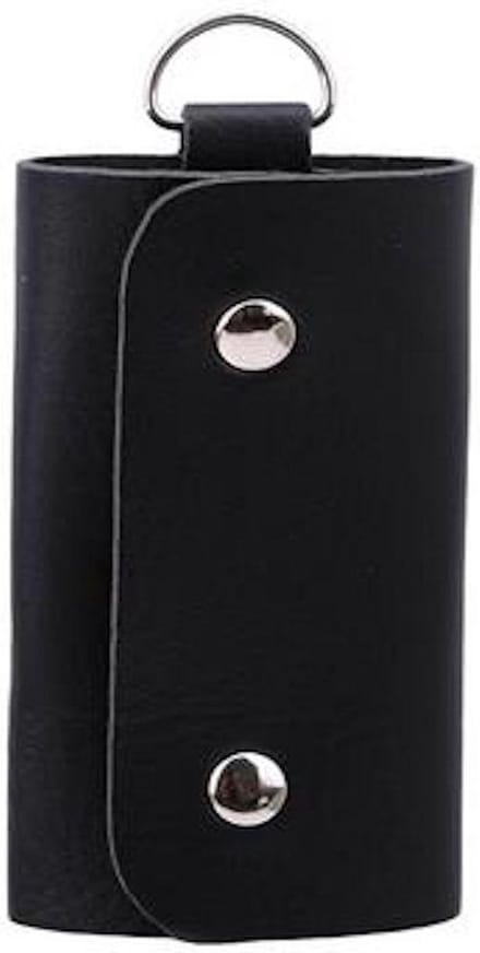 *** Sleutelmap Zwart - Sleutelhoes - Sleutel-etui - sleutelbos - van Heble® ***