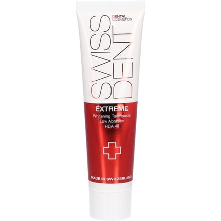 Dentifrice - SWISSDENT - Extreme - 100 ml - Blancheur - Anti-tâches (tabac, thé, café, vin rouge)