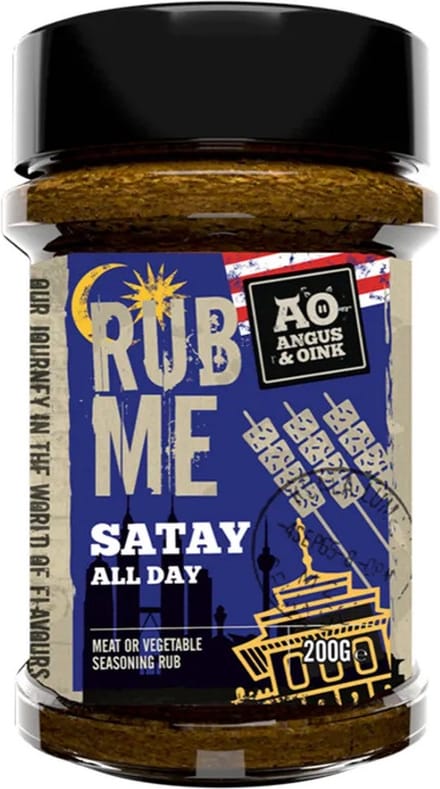 Angus & Oink Satay 200 gr – Pinda-vrije Satékruiden