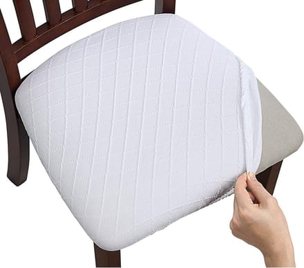 Set van 4/6 Stretchy Stoelhoezen voor Eetkamerstoelen - Waterdicht en Afneembaar