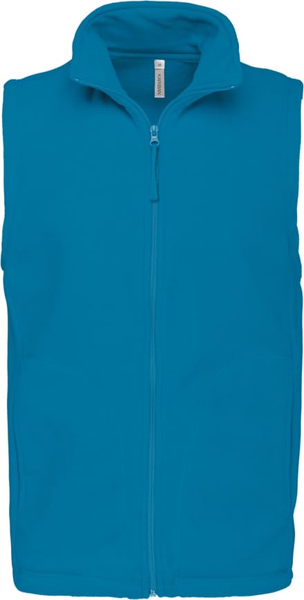 Kariban Bodywarmer van microfleece heren K913 - Tropical Blue - 5XL