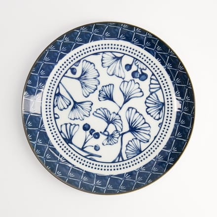 Tokyo Design Studio - Flora Japonica - Ontbijtbord - Ginkgo - 20.6x2.2cm