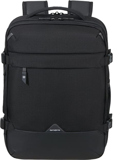 Samsonite Rugzak - Roadseeker Underseat Backpack S - deep black - Ryanair conform - laptop 15.6 - 29 l