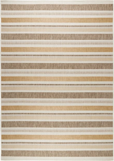 Buitenkleed Treviso Bruin/Geel 160 x 230cm Mrcarpet