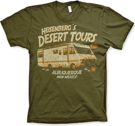 Breaking Bad Heisenberg's Desert Tou-rs -T-shirt, olijfgroen