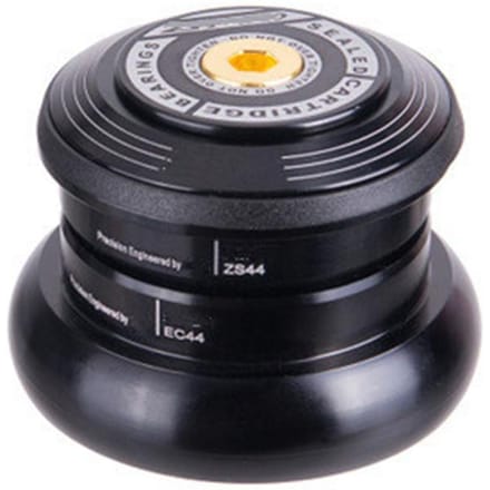 Cadre de Tube de vélo CNC 44mm 1 1/8  -1 1/2 , adaptateur de fourche à Tube conique, casque gray
