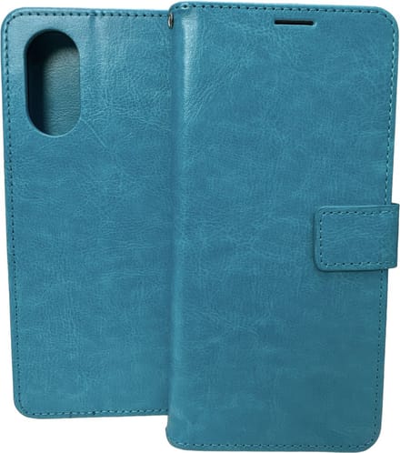 Portemonnee Book case Hoesje Geschikt voor: Oppo A78 5G - Turquoise