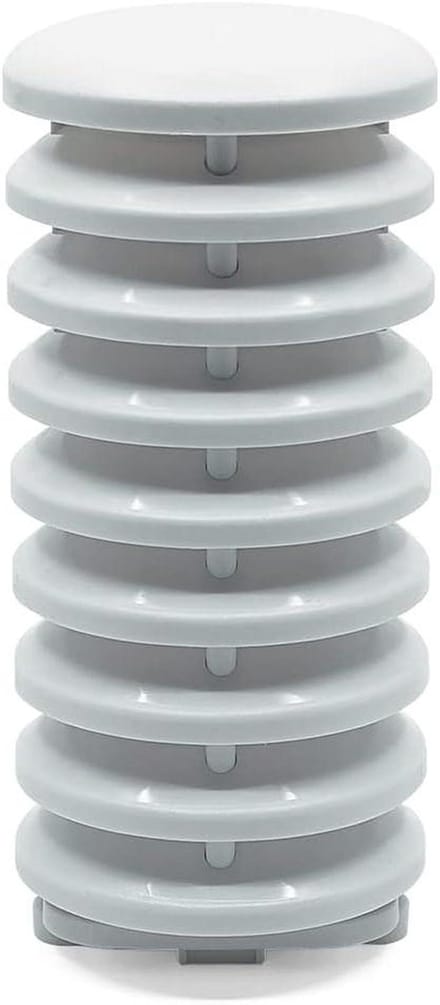 Zonnebescherming Sensor - Weerstation Accessoire - Accurate Metingen - Passieve Ventilatie - 6.1 x 2.75 Inch - Wit