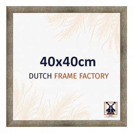Fotolijst 40x40 cm - MDF - Metaal Vintage - Benno