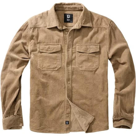 Brandit - Corduroy Classic Overhemd - 5XL - Beige