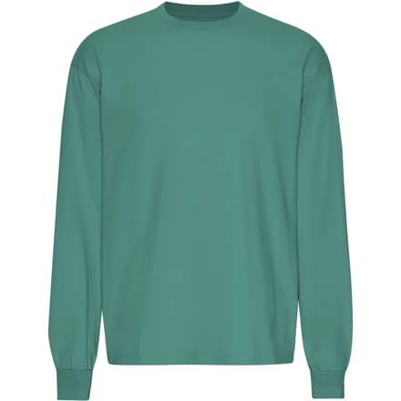 T-shirt met oversized lange mouwen Colorful Standard Organic Pine Green