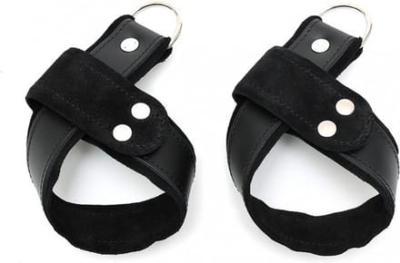Bondage Play leren handboeien zonder ketting