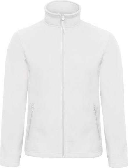 Fleecevest 'ID.501 Micro Fleece Full Zip' Maat M Wit