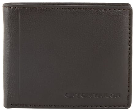 Tom Tailor - TTBELA leren portemonnee - Maat ONESIZE - dark brown