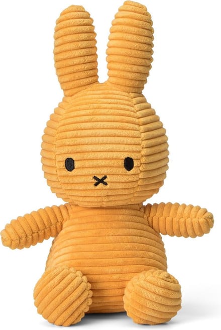 Nijntje Corduroy Yellow 23cm - Knuffel Nijntje