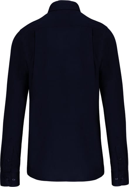Kariban Heren poplin overhemd lange mouwen K541 - Navy - S