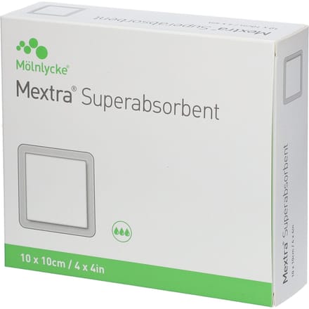 Mextra Superabsorbent Nf 10,0x10,0cm 10 610700