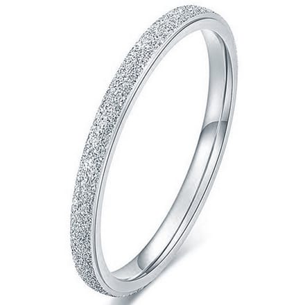 Dames ring LGT Jewels Stardust Edelstaal Zilverkleurig-17mm