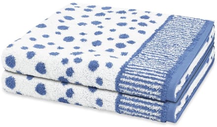 Ross Sonstiges 2 X douchehanddoek in set 2 pack Punkte allover
