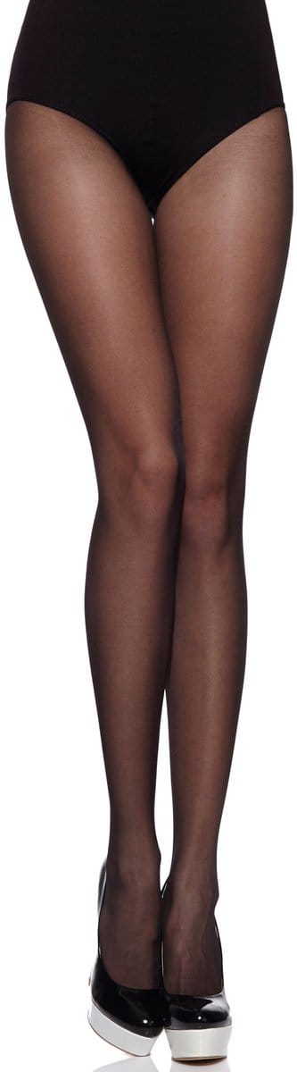Merry Style Dames Panty – 40 DEN - Halsterloos - Polyamide – Zwart/Rood-434 – M - MS-GB-115
