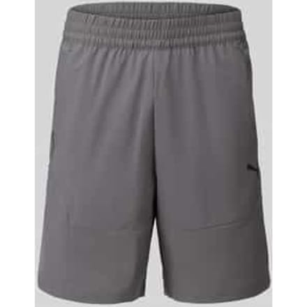 Regular fit sportshorts met labelprint