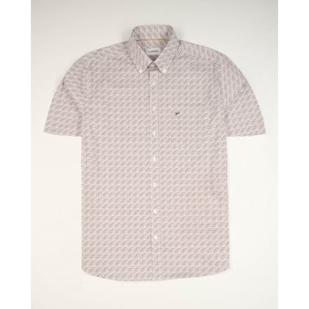 Campbell Casual Overhemd Otter Brown Heren
