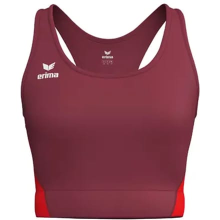 Erima T&F Wings Bra Dames - Bordeaux / Rood | Maat: 40