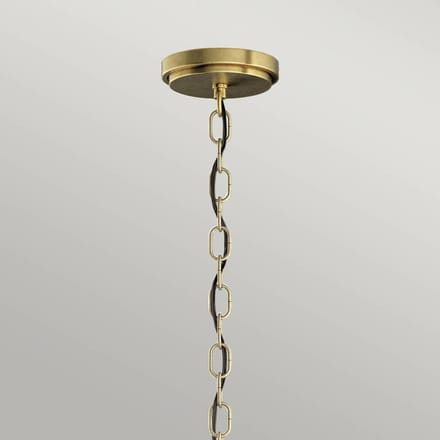 Kichler LED Hanglamp Roux | 3X E27 Max 60W | Dimbaar | Natural Brass