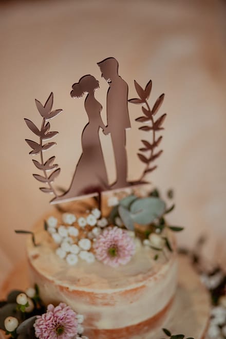 BolleToet - Caketopper - Taarttopper - bruiloft - wedding decoratie - taartdecoratie